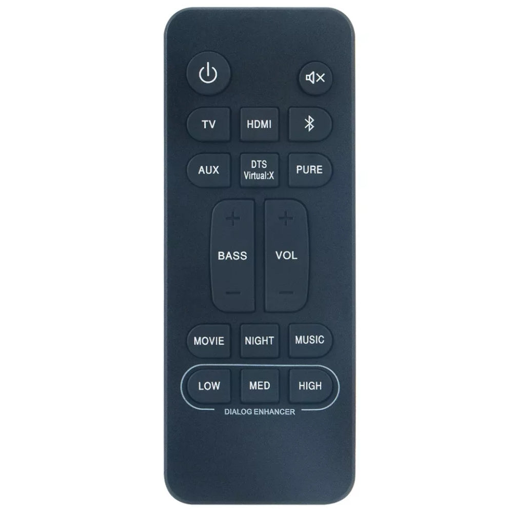 RC-1236 Remote Control Replacement for Denon Soundbar DHTS216 DHTS216H