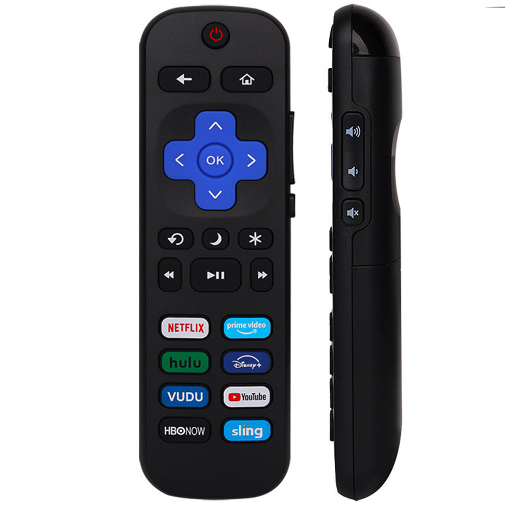 Remote Control Replacement for Roku TV Netflix Prime Video Hulu Disney+ Vudu YouTube HBO Now Sling