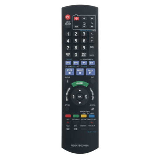 N2QAYB000466 Remote Replacement Control for Panasonic DVD VHS Recorder DMR-EZ49