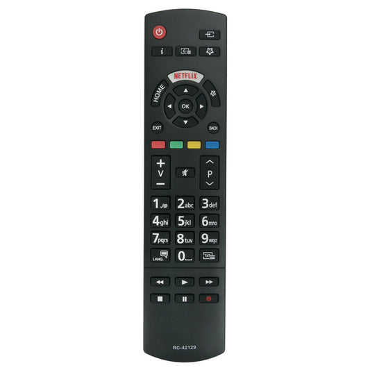 RC-42129 Remote Replacement Control for Panasonic 4K Ultra TV TX-43FX550B 30100900 TX-55FX55