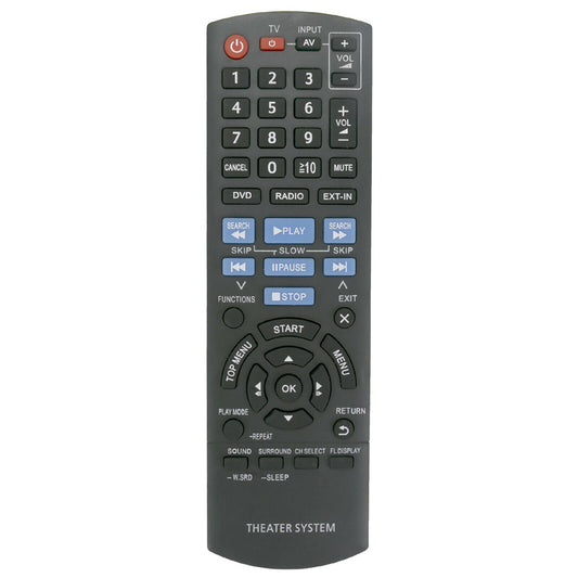 N2QAYB000694 Remote Replacement for Panasonic SCXH170EB-K SCXH70EB-K Home Theater