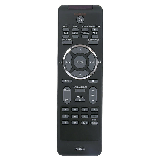 AXD7681  Remote Replacement for Pioneer DVD CD Radio Player X-EM11 X-EM21 AXD7682