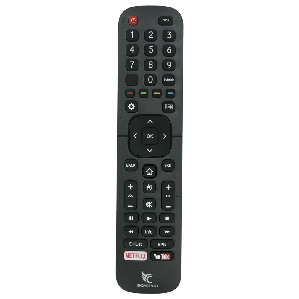 EN2AC27CO  Remote Replacement for Hisense EN2AC27CO with NETELIX YouTube