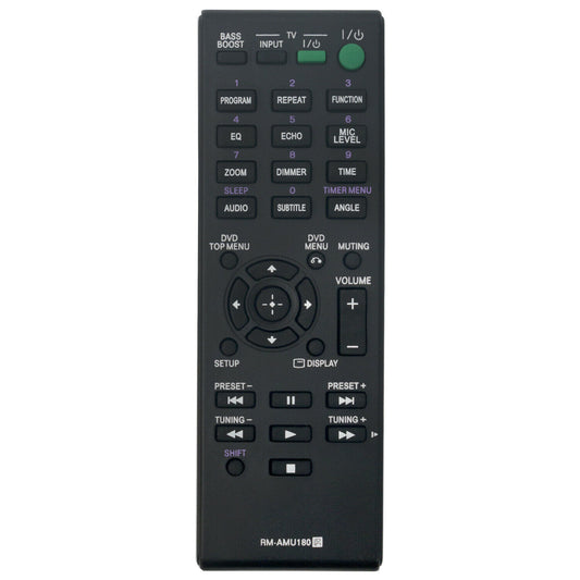 RM-AMU180 Remote Replacement Control for Sony AUDIO HIFI SYSTEM CMT-S40D HCD-SR1D CMT-DX400A