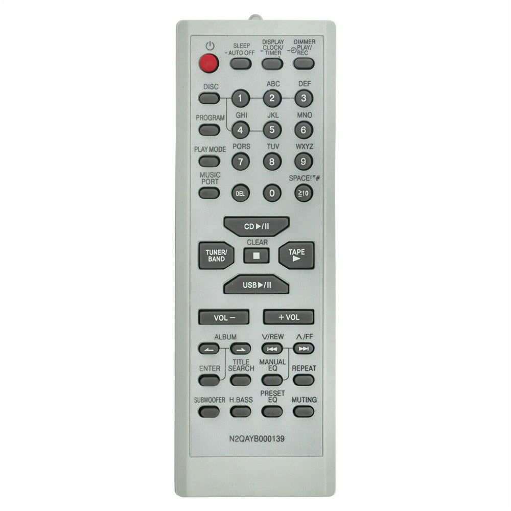 N2QAYB000139 Replacement Remote Control for Panasonic HiFi System SA-AK750 SC-AK750