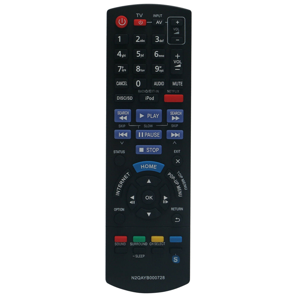 N2QAYB000728 Remote Replacement Control for Panasonic SC-BTT262 SC-BTT370 SC-BTT770 DVD