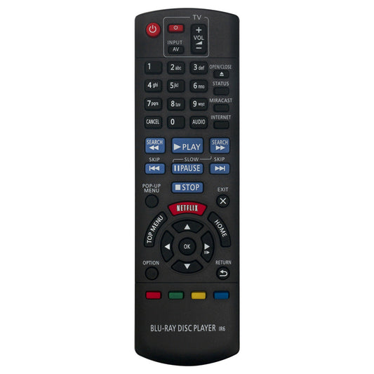 N2QAYB000961 Remote Replacement Control for Panasonic DMP-BDT360EB-K DMP-BDT460EB-S BluRay