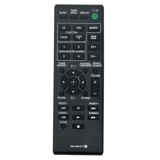 RM-AMU211 Remote Replacement Control for Sony Hi-Fi System MHC-ECL99BT MHC-ECL77B SS-EC719IP