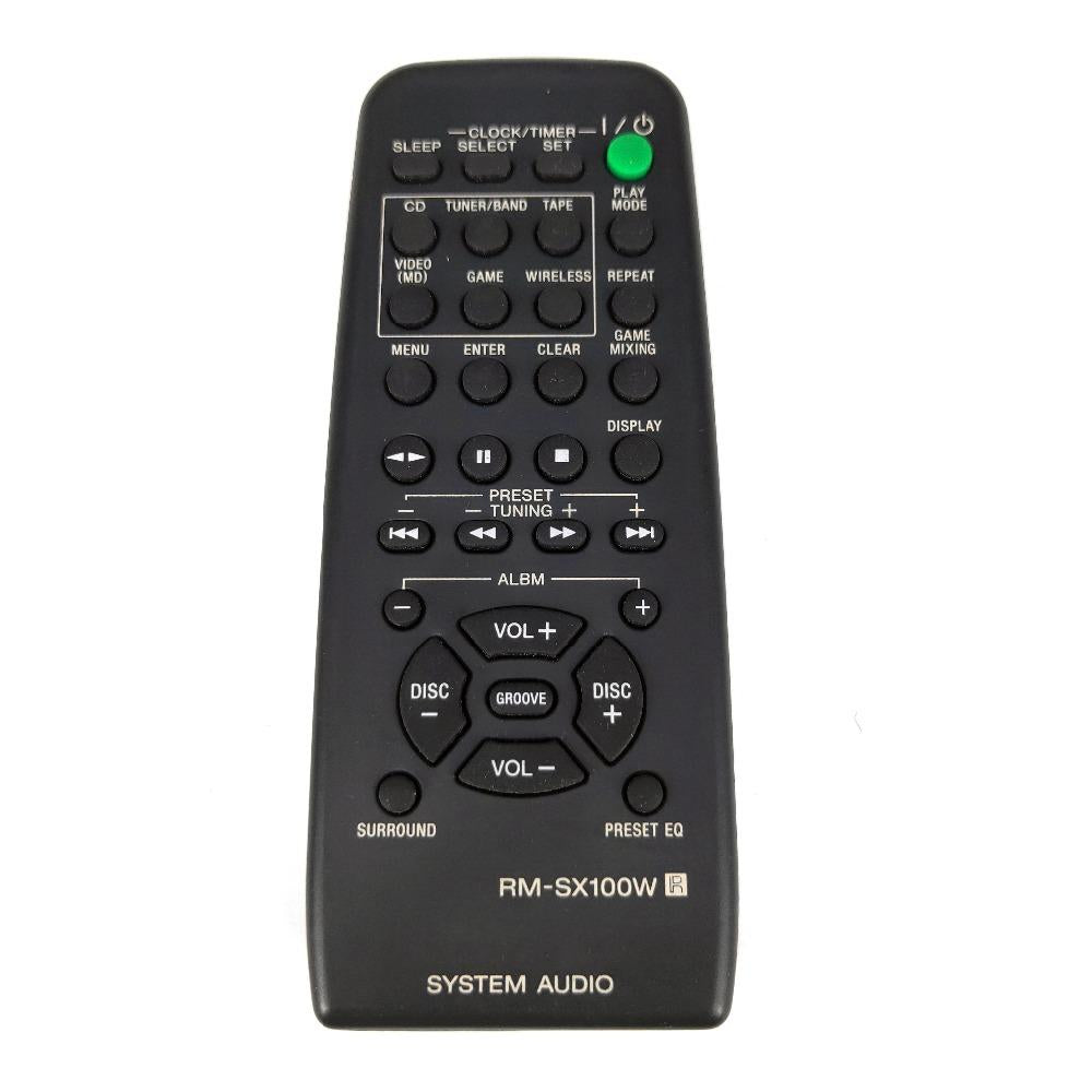 RM-SX100W Remote Control Replacement for Sony System Audio