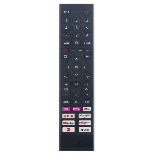 ERF3I80H IR Remote Control Replacement for Hisense Android TV 55A77GQTUK