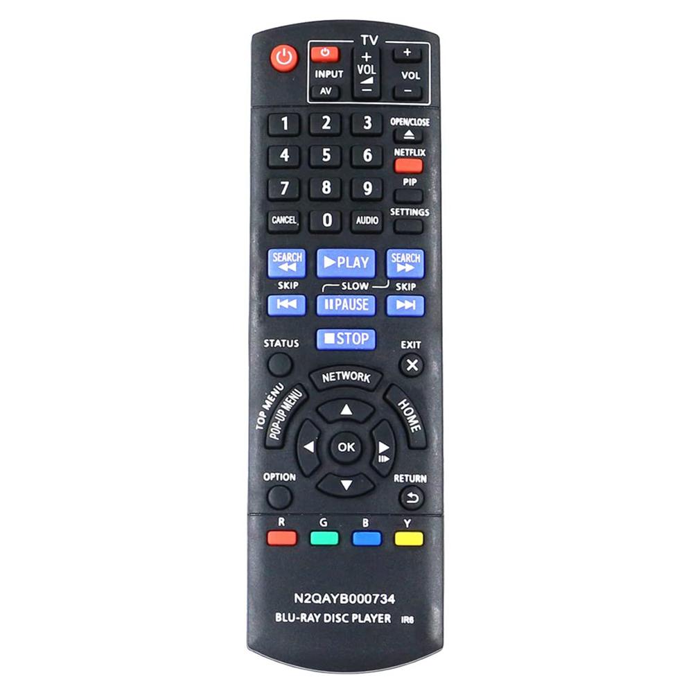 N2QAYB000734 Remote Replacement For Panasonic Blu-Ray Disc IR6 Player