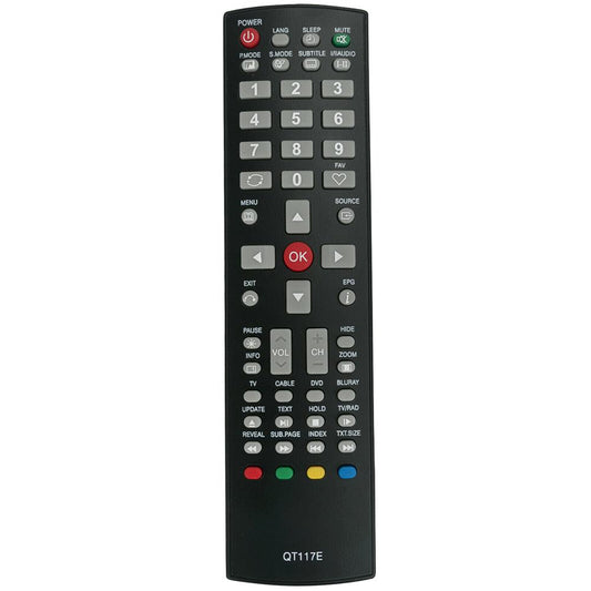 QT117E Remote Replacement for SONIQ TV QSP500TV6 QSP426TV2