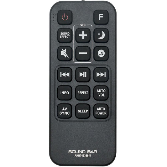 AKB74935611 Remote Replacement for LG Soundbar SJ6