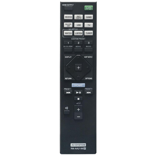 RM-AAU189 Remote Replacement for Sony AV Receiver STR-DN1050 STR-DN850