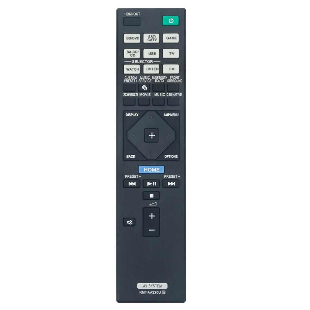 RMT-AA320U Replacement Remote  for SONY STR-ZA810ES