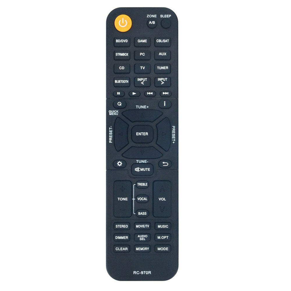RC-970R Replacement Remote Control for Onkyo TX-SR393