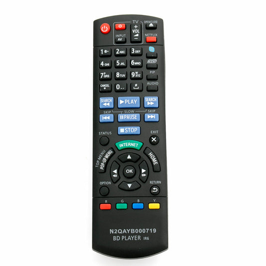 N2QAYB000719 Remote Replacement for Panasonic Plasma TV DMP-BDT220