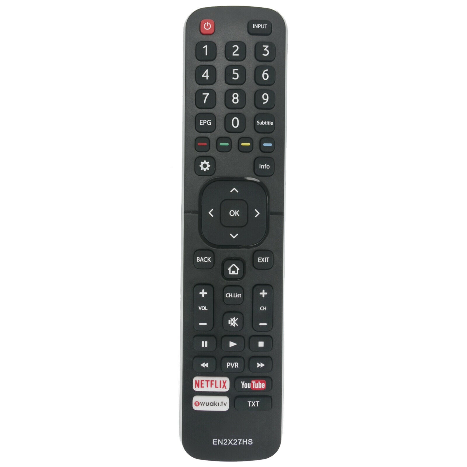 EN2X27HS Remote Replacement for Hisense 4K Smart TV LTDN65xT910 H55N5300