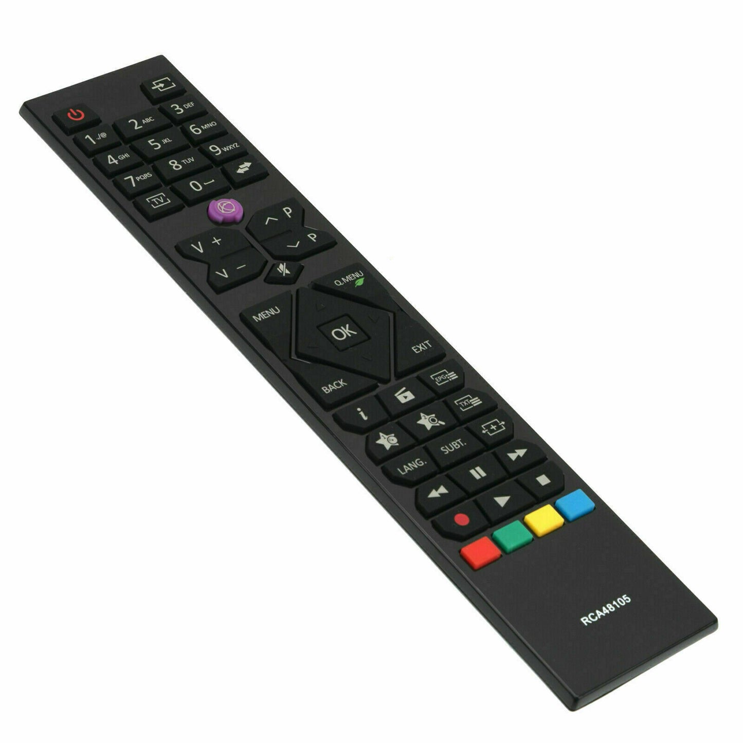 RC-A48105 Remote Replacement for HITACHI BUSH TOSHIBA JVC 32HB4C01K 32HB4T01A