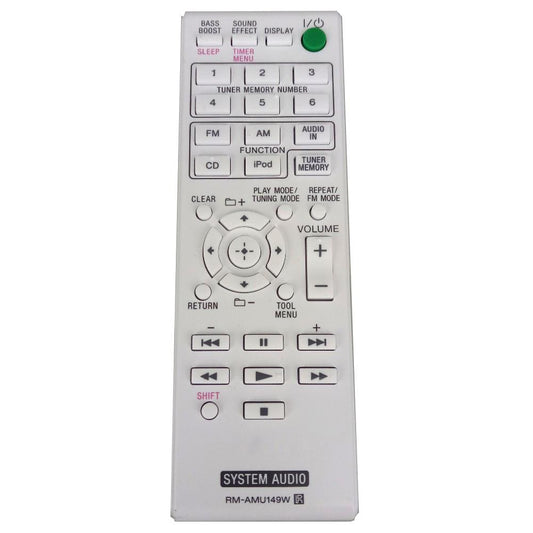 RM-AMU149W Remote control Replacement for Sony System Audion