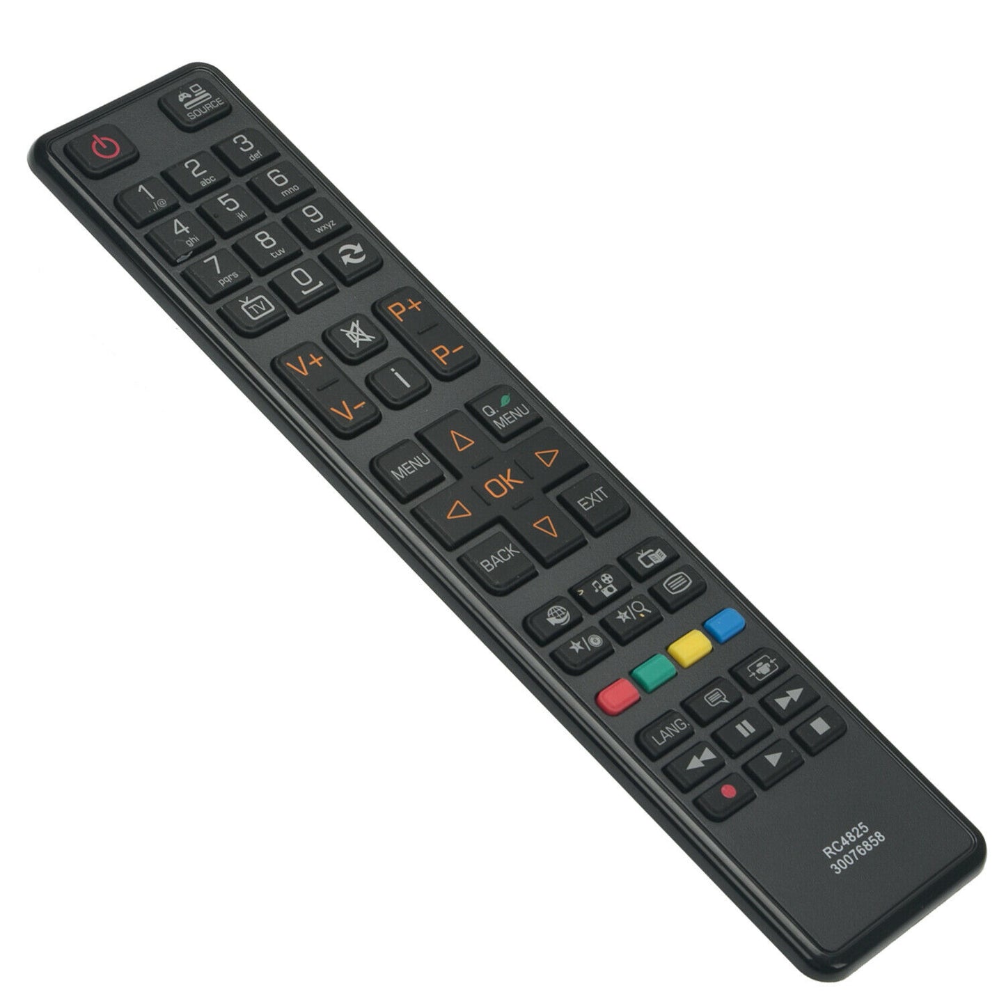 RC4825 30076858 Remote Replacement for Hitachi Linsar Finlux Telefunken Bush TVS